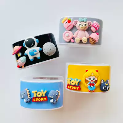 Punch-free mop clip fixed buckle Powder room bathroom toilet storage artifact Wall-mounted household mop rack hook