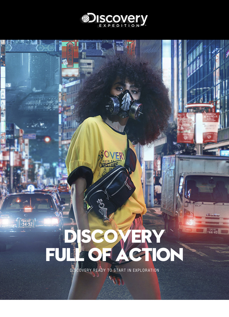 Discovery 2020春夏新款 男女潮流纯棉T恤 图1