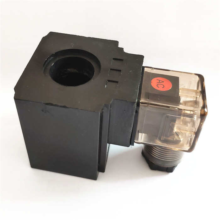 Copper core hydraulic solenoid valve coil inner hole 20MM height 52MM square tripods AC220V 110V DC24V