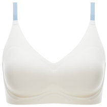 Seamless bra for women in summer thin small breasts push-up auxiliary breasts anti-sagging big breasts small summer jelly strip bra
