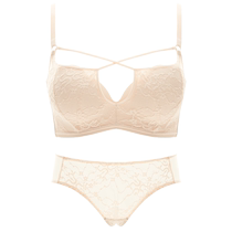 Sexy lace underwear for womens summer small breasts push-up and accessory breasts 2024 new flat chest special bra and panties set