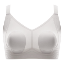 Ultra-thin underwear for women with large breasts anti-sagging and secondary breasts reduction seamless lift-up rabbit ear cup bra summer thin style