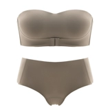 Нижнее белье, нескользящий бюстгальтер пуш-ап, топ без лямок, невидимое свадебное платье, бюстгалтер, платье-комбинация, красивая спина