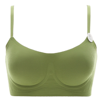 Seamless underwear for women in summer thin large breasts slimming accessory breast jelly strips anti-sagging adjustable bra