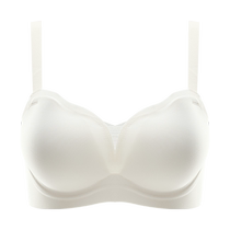 Seamless underwear for women with small breasts large breasts auxiliary breasts anti-sagging 2024 summer new popular white bra
