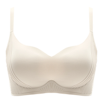无痕内衣女士小胸聚拢无钢圈收副乳果冻条上托防下垂调整型文胸罩