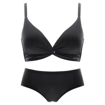 Triangle Juridique Cups Sous-vêtements femmes Fêtes minces dété avec de petits seins pour ramasser un costume de soutien-gorge mince avec une belle soutien-gorge