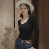 Бархатное удерживающее тепло утепленное нижнее белье, приятное телу модное термобелье, высокий воротник