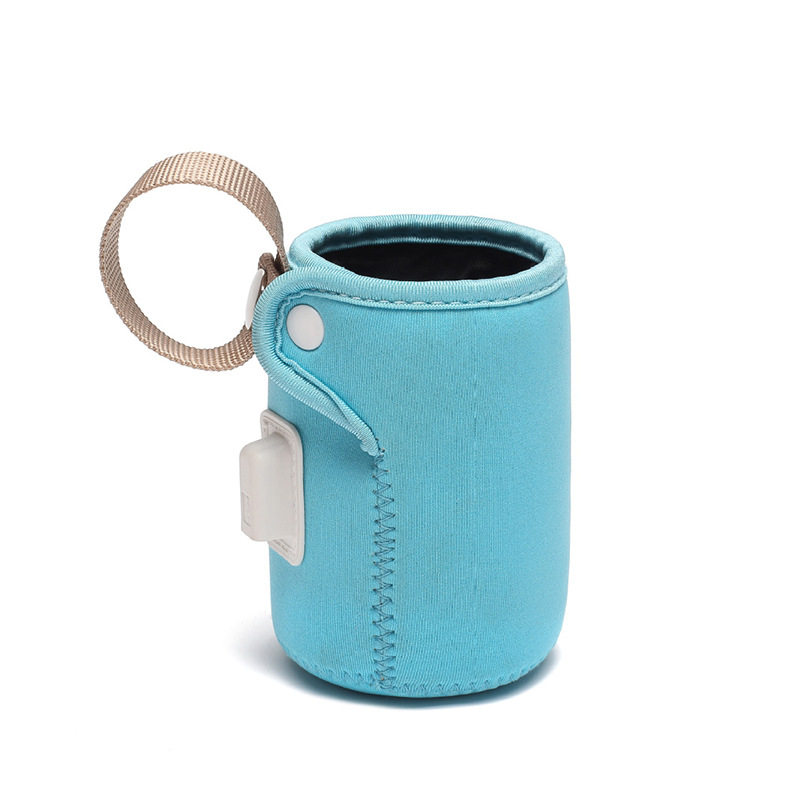 usb charging children go out baby bottle thermos cup set autumn and winter thermostatic cup set warm bag portable heating warm milk artifact