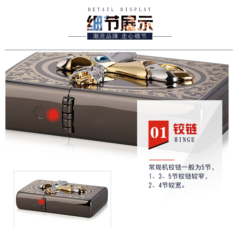 美国原机进口 Zippo 天使的祝福 贴章十字架​ 16孔防风打火机 图10