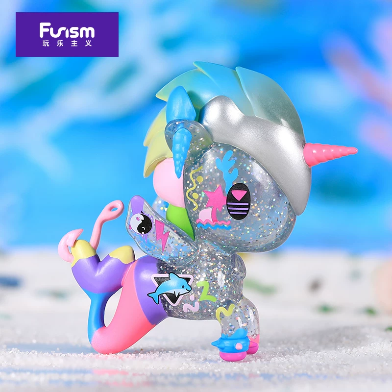 TOKIDOKI Тао Кидуки Русалка Сезон 7 Сезон 7 Генерация Крови Коробка Односторонний Зверь Пони Милая подтверждение