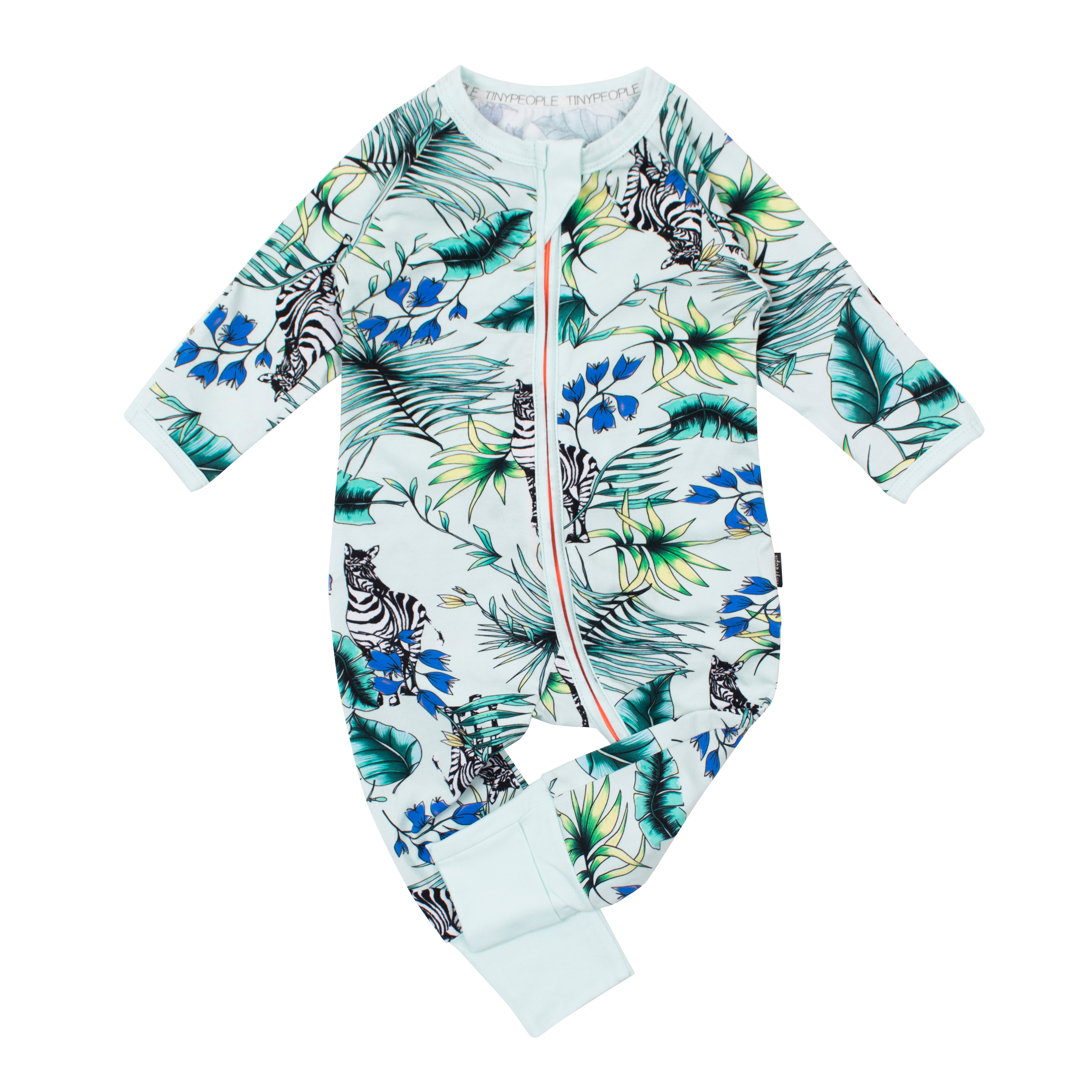 Tiny em bé dây kéo cotton mùa xuân và mùa thu em bé dài tay sương mù quần áo trẻ sơ sinh ra khỏi romper shop quần áo trẻ em gần đây