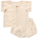 Брендовый легкий и тонкий летний освежающий детский комплект, юбка для выхода на улицу, штаны, детская одежда, простой и элегантный дизайн