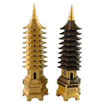 Source Machine Die Casting Brass Wenchang Tower 99th Floor 1313th Floor Wenchang Tower Ornaments