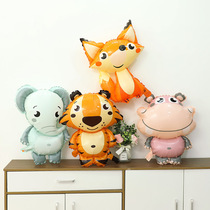 Dinosaur Balloon Baby Birthday Banquet Arrangement Props Walking Animal Aluminum Film Balloon Birthday Party Decoration Net Red