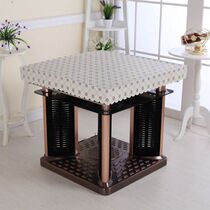 Leather table cover baking fire rack leather cover electric heating stove baking electric stove fire cover skin table mahjong table mahjong table leather cover