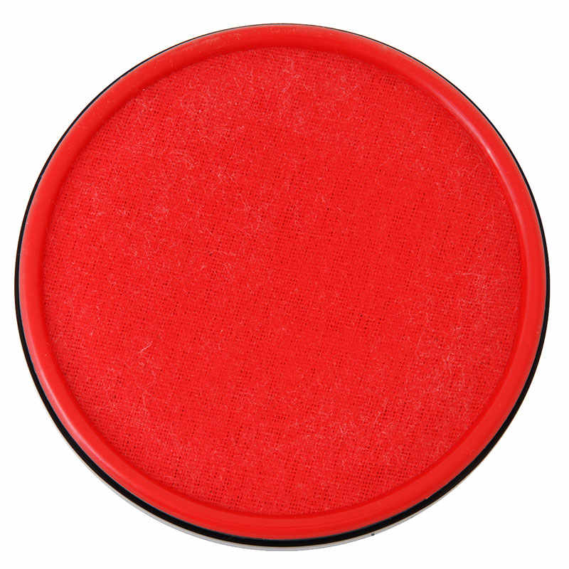 Apply the right-hand 99 printing table large number quick dry red print oil case metal round seal clay iron case 85mm Accounting finance