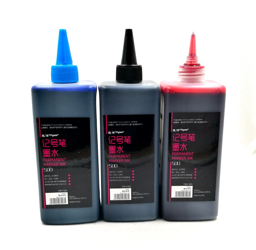 Direct selling large-capacity pen ink mark water oily pen ink supplement water liquid logistics pen ink red blue black