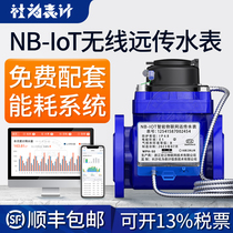 Intelligent remote transmission large-diameter water meter 4G NB large-diameter industrial flange water meter DN100 200 free system