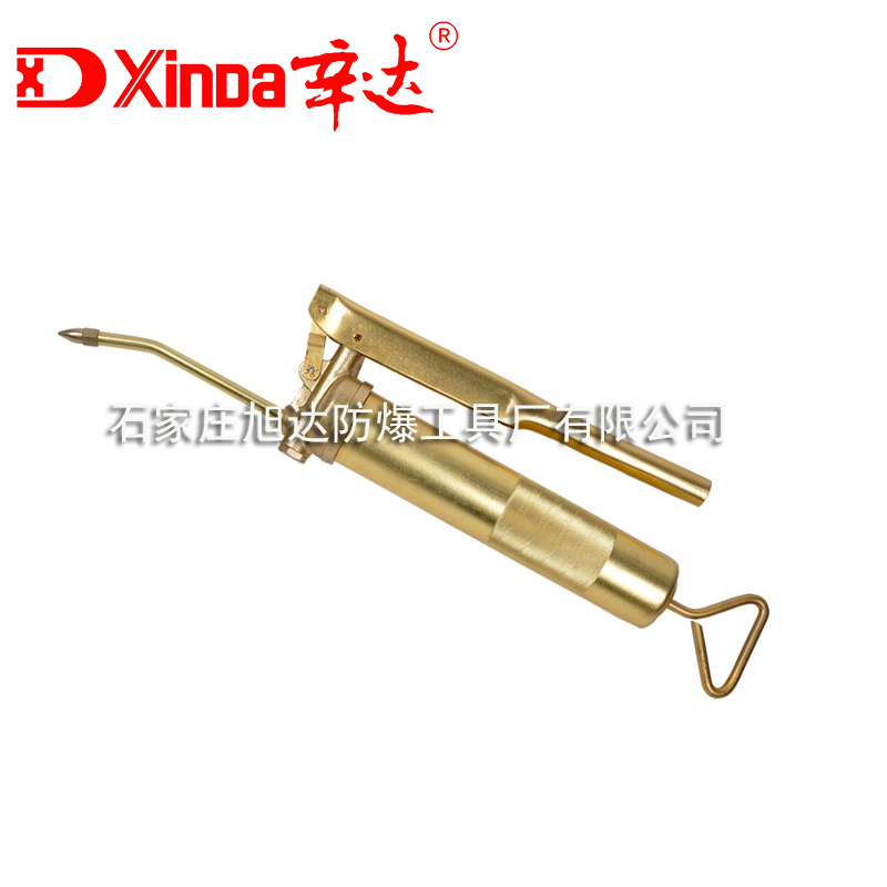 Explosion-proof grease gun 400ml pressure rod type aluminum bronze alloy non-sparking tool Sinda explosion-proof tool