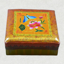 Lotus Baia cushion Baistool solid wood square Baiver mat Buddhist temple Kowtow Pads Kneeling Mat Manufacturer Direct sales can be formulated