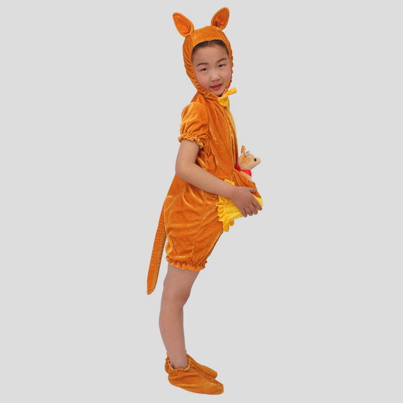 Ngày thiếu nhi Trang phục biểu diễn động vật dành cho người lớn Kangaroo Little Squirrel Song Drama Drama Dance Dance Quần áo đầm đẹp cho be gái 7 tuổi