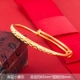 Vòng tay Shajin Việt Nam Bà Mô phỏng Đồng Mạ 24K Vàng Ba Nhẫn Vòng đeo tay Euro Coin Trang sức Cuff Bracelet - Vòng đeo tay Cuff