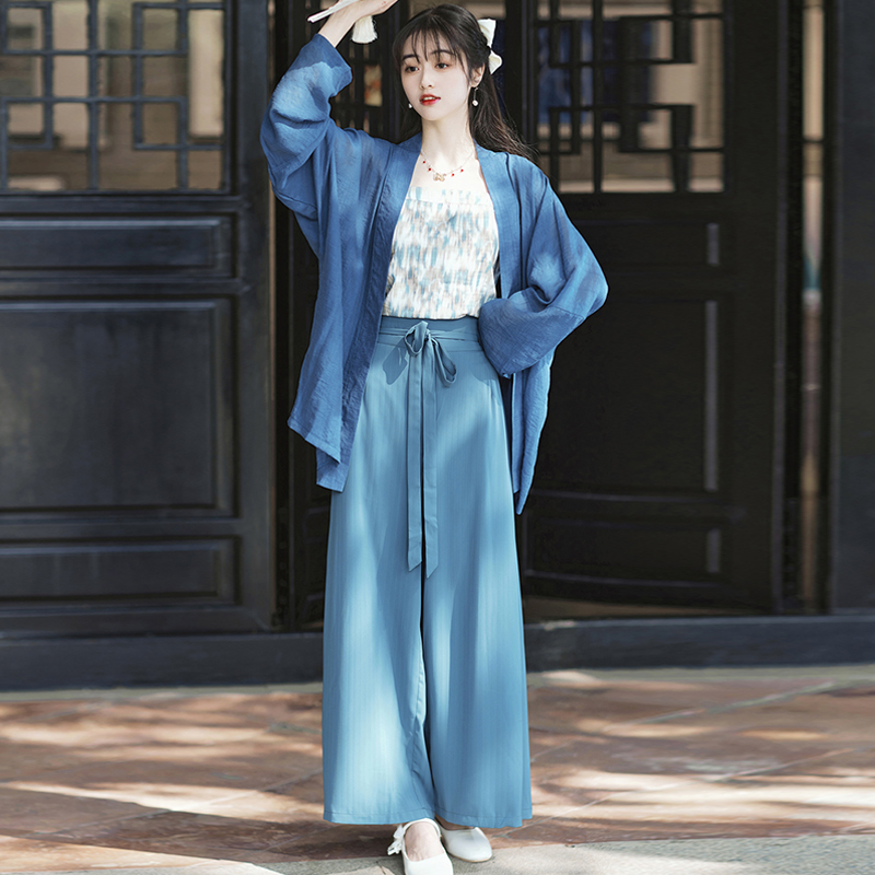 anytime 宋制宋裤 黒色パンツ 中国伝統衣装宋制漢服着物和服侘び寂び