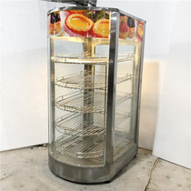 Commercial small desktop egg tart burger Fried chicken Chestnut beverage incubator Commercial constant temperature display heating insulation cabinet