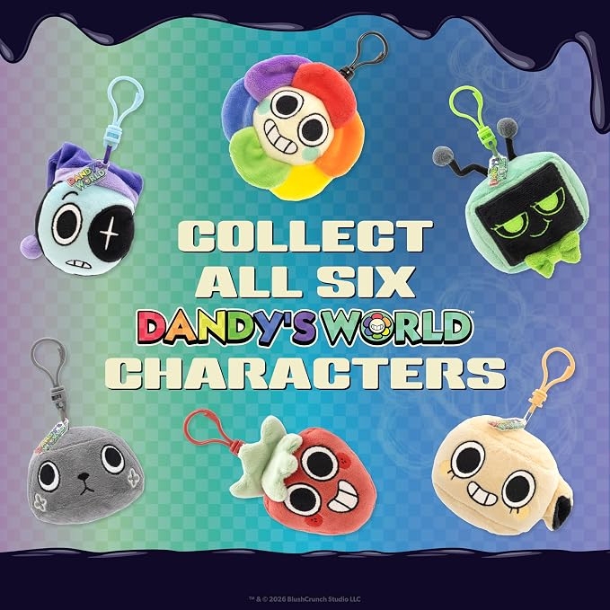 [in Stock] Culture Fly Dandy's World Merchandise Keychain