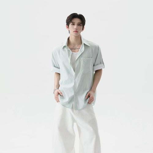 Рубашка, дизайнерский летний кардиган, свободный крой, тренд сезона