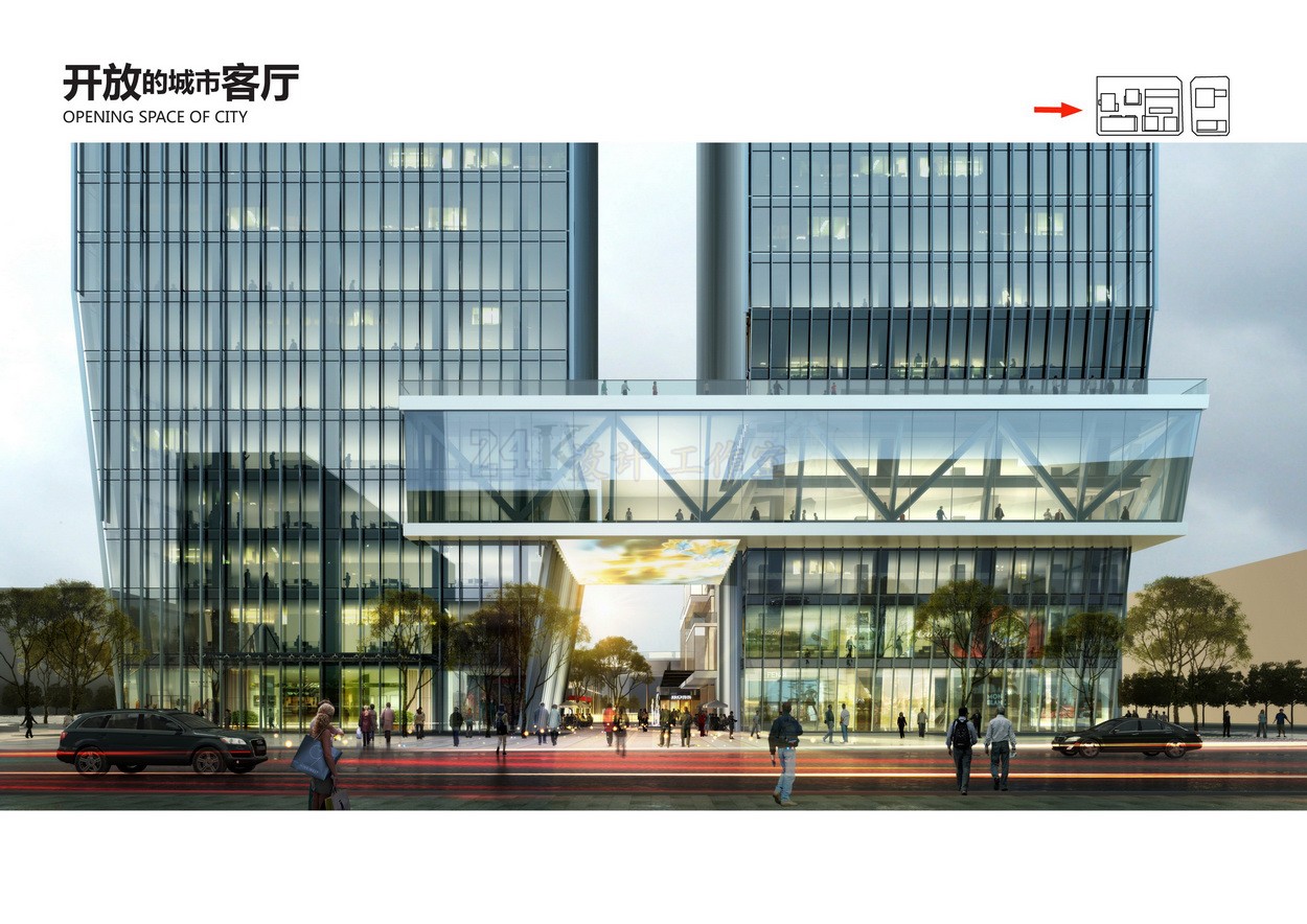 R071-14套办公建筑精选方案 含SU模型cad图纸文本-19