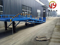 Boarding axle manual hydraulic mobile fixed container forklift Bridge loading and unloading platform equipment unloading platform