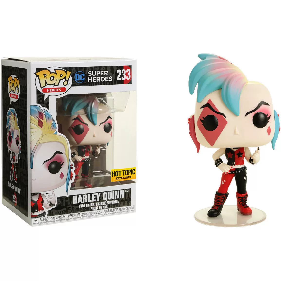Кукла (POP) 10 см, ПВХ, панк Harley Quinn минифигурка для декора