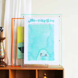 Acrylic High-End Stereo Picture Frame Mounted Poster Photo Display Frame Transparent Wall Hanging Table 10inch 6inch