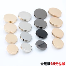 High-grade metal flat mirror high-end womens tweed coat sweater jacket blazer suit shirt button button button