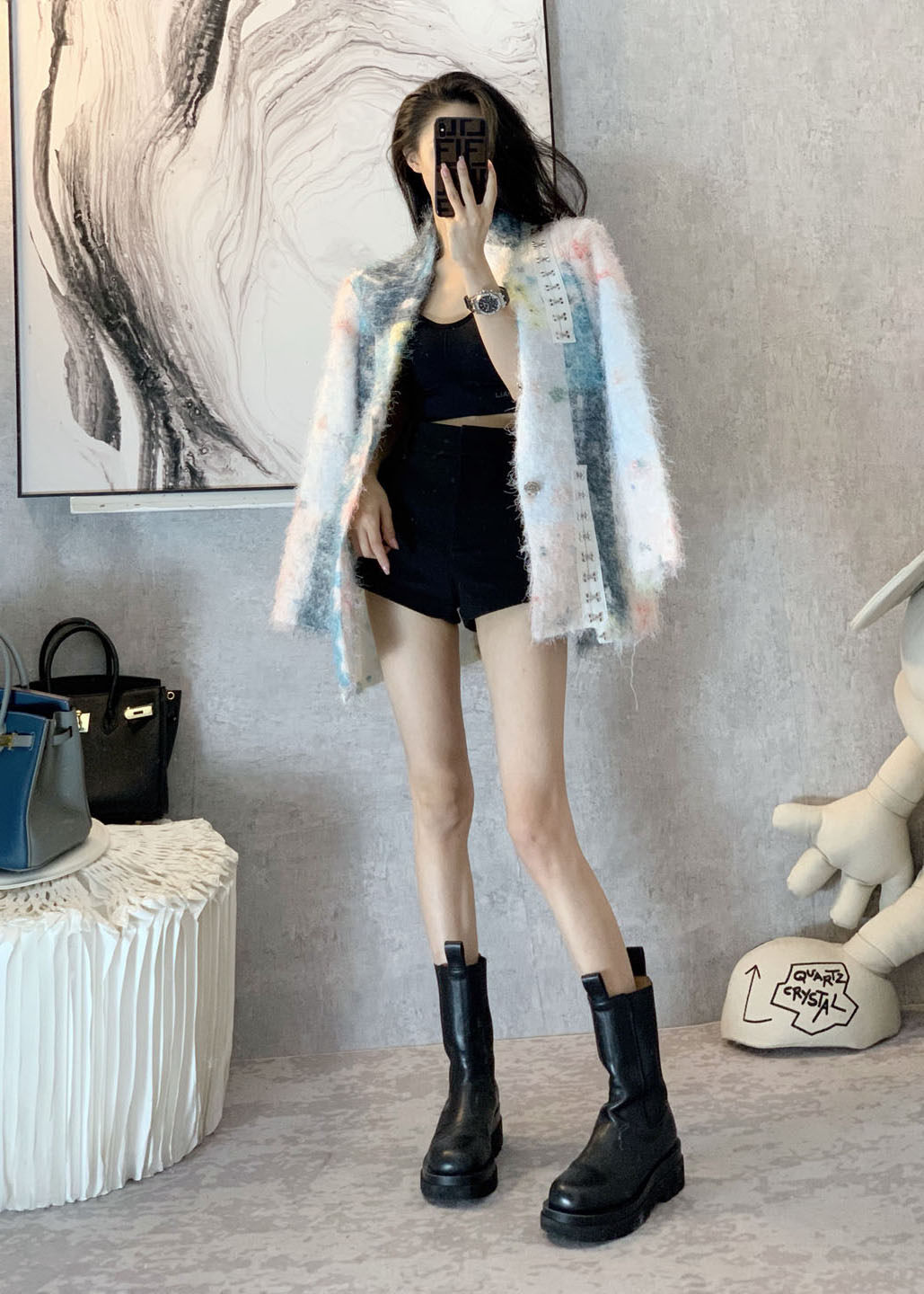 French style Xiaoxiang style fried street suit jacket women's 2021 new style all-match thin Western style design niche top