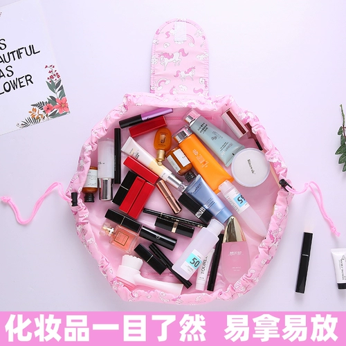 Сумка-органайзер для путешествий, вместительная и большая сумка, портативная косметическая помада, популярно в интернете, Южная Корея