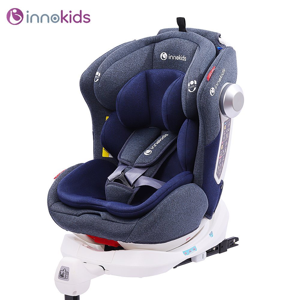 Innokids ghế an toàn trẻ em xe 0-4-12 tuổi với bé xe 360 ​​độ xoay ngồi