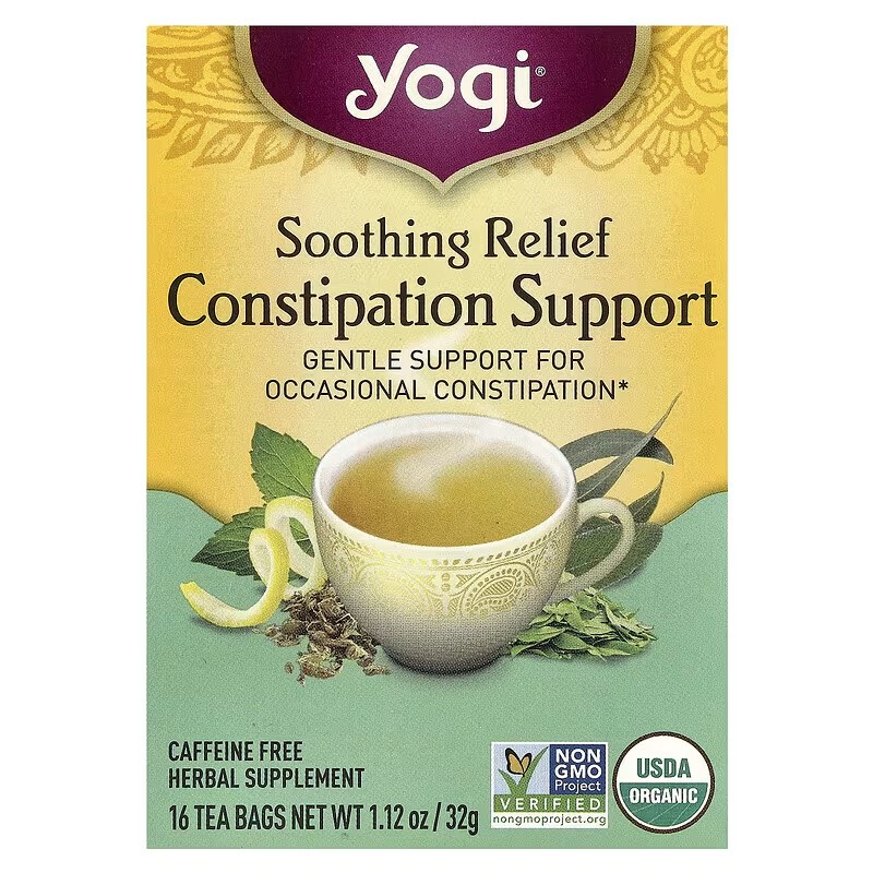 In-Stock Yogi Tea Senna Leaf, Yellow Dock Root, Peppermint Leaf, Sage Leaf for Digestive Discomfort and Digestive Health