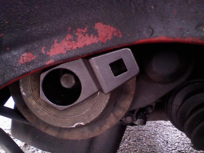 Honda crankshaft belt disc tightening support wrench (HONDA) Honda timing belt disc special tool