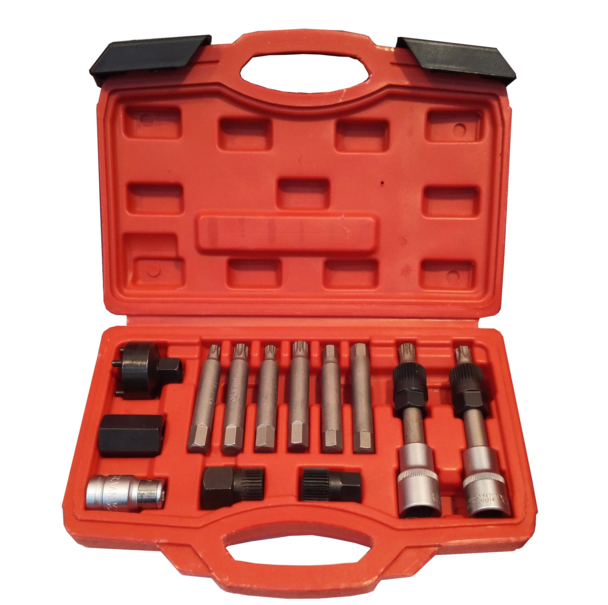 13pcs Generator Belt Pallet Disassembly Tool Forsyth Audi VolvoBMW Belt Wheel Disassembler