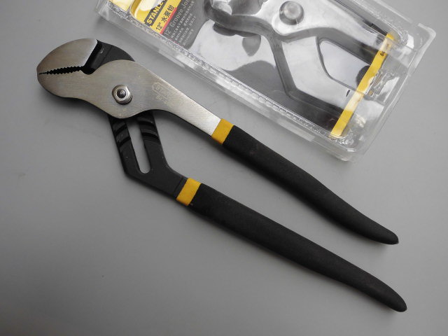 Stanley Stanley pump clamp 12 inch 300mm black stained pipe clamp clamp large open clamp