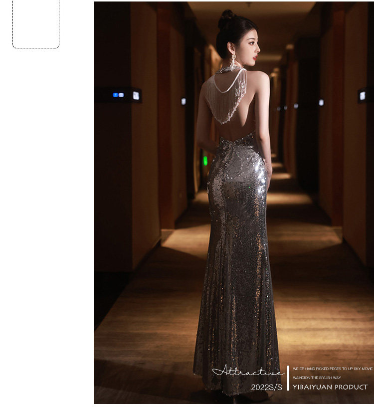 Элитное вечернее платье, крой «рыбий хвост», 2025 года Monthly sky heart 