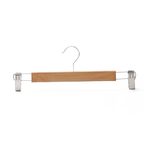 Solid wood trouser rack household underwear clip seamless trouser hanger womens skirt multi-function with clip trouser hanger for drying