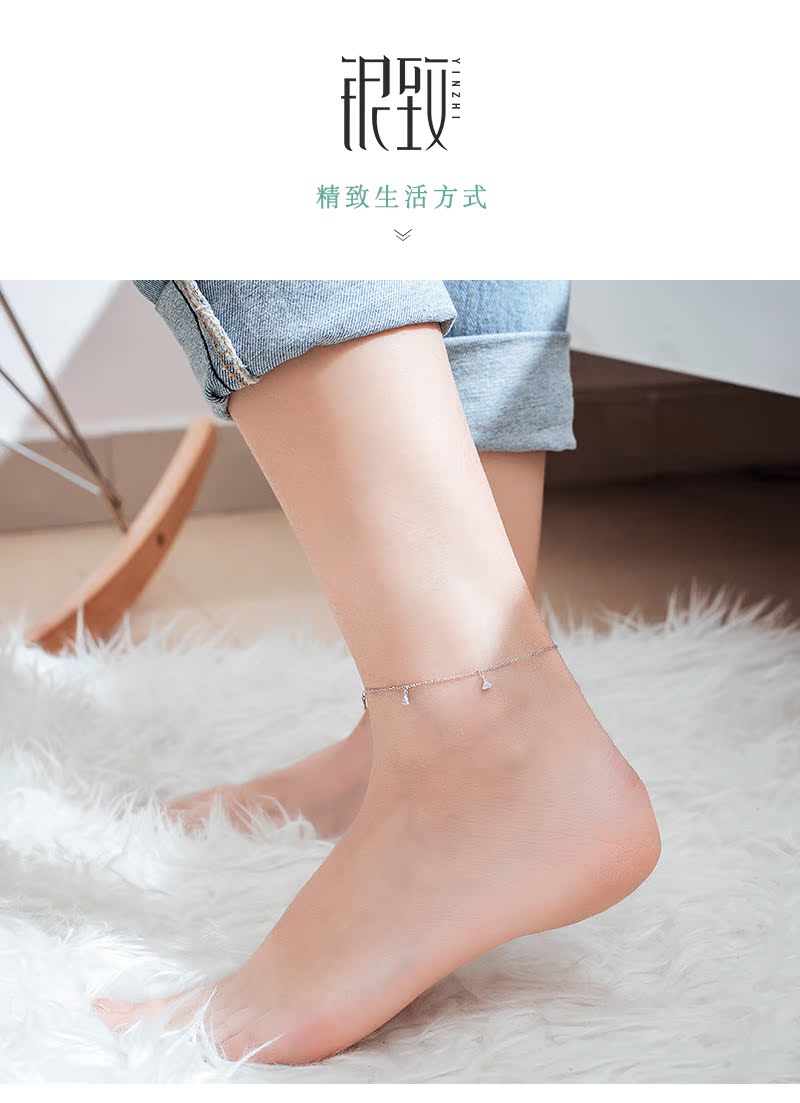 Chaine de cheville Femme en Argenterie - Ref 3104993 Image 7