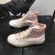 Converse cherry blossom pink embroidered canvas shoes