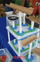 Outer Diameter 8cm Semi-circle Paper Tube Nursery School Play Props Rolling Ping Pong to make materials with track tiles