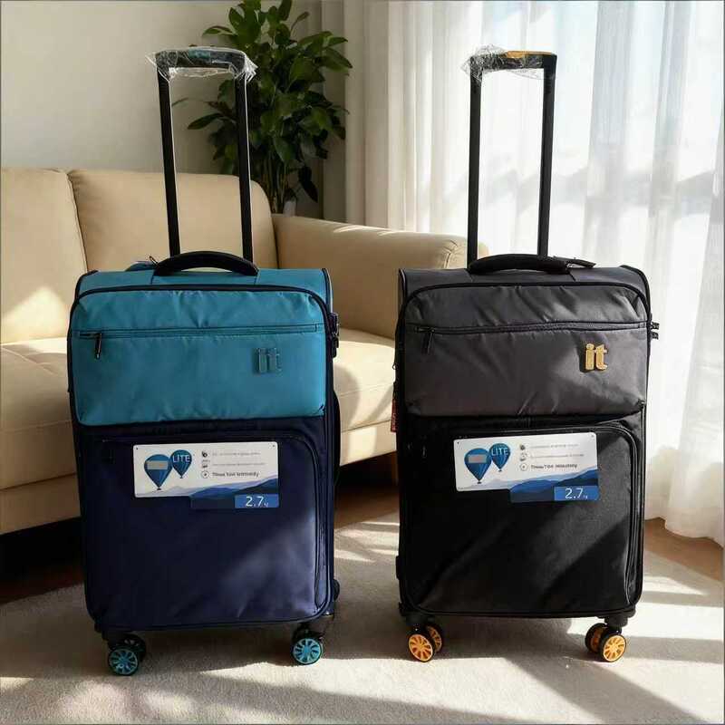 Only Weighing 2.3kg, Exported to the Uk, Oxford Cloth, Ultra-Light, Silent, Carry-On 20-Inch Luggage, Checked-In 24-Inch Trolley Case