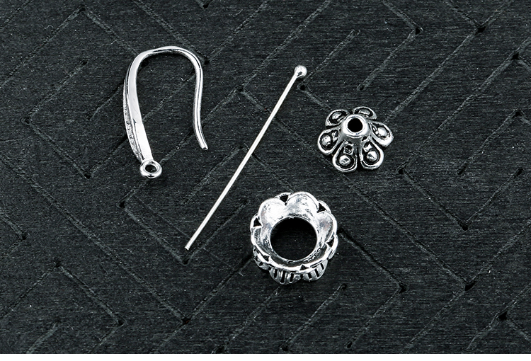 Boucles d oreilles pendantes Femme en Argenterie - Ref 3101334 Image 17